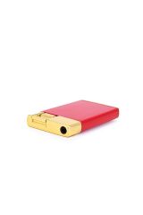 Parmida Puro Çakmağı Tek Torch Jet Alev - Kırmızı/Gold