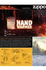 Zippo Cep Isıtıcısı - Sobası (12 Saate kadar etkilidir.) Parlak Krom