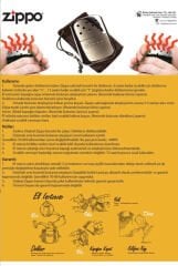 Zippo Cep Isıtıcısı - Sobası (12 Saate kadar etkilidir.) Parlak Krom