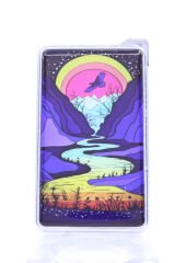 Renkli Baskı Manzara Tasarımlı Çakmak Model 3