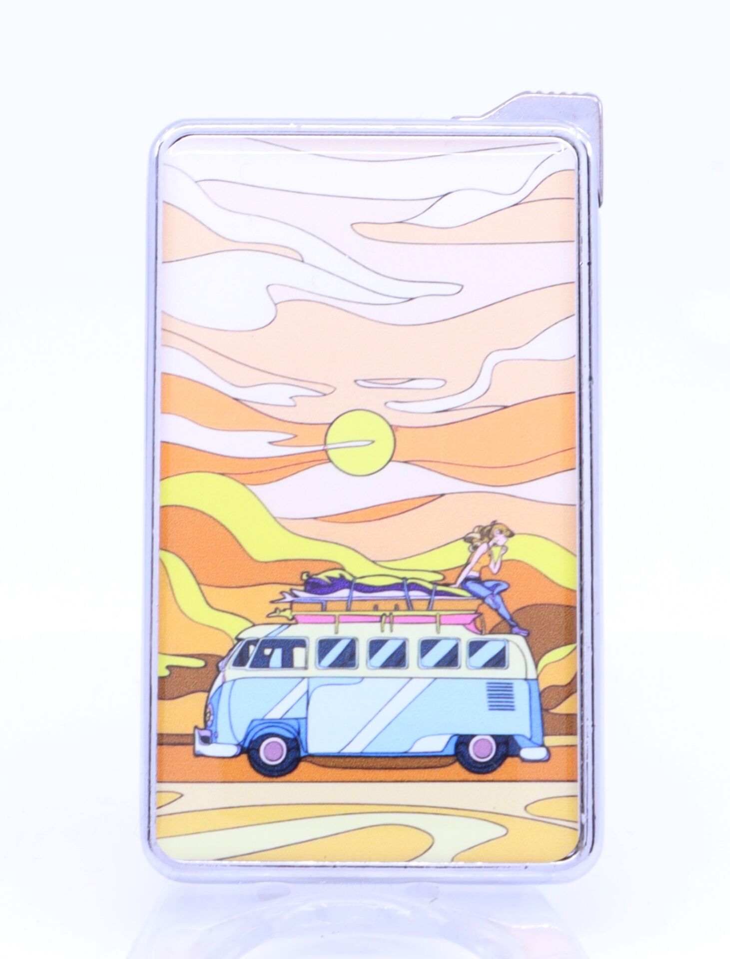 Renkli Baskı Manzara Tasarımlı Çakmak Model 4