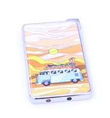 Renkli Baskı Manzara Tasarımlı Çakmak Model 4