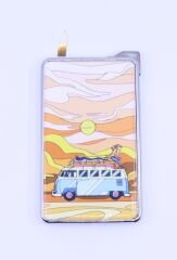 Renkli Baskı Manzara Tasarımlı Çakmak Model 4