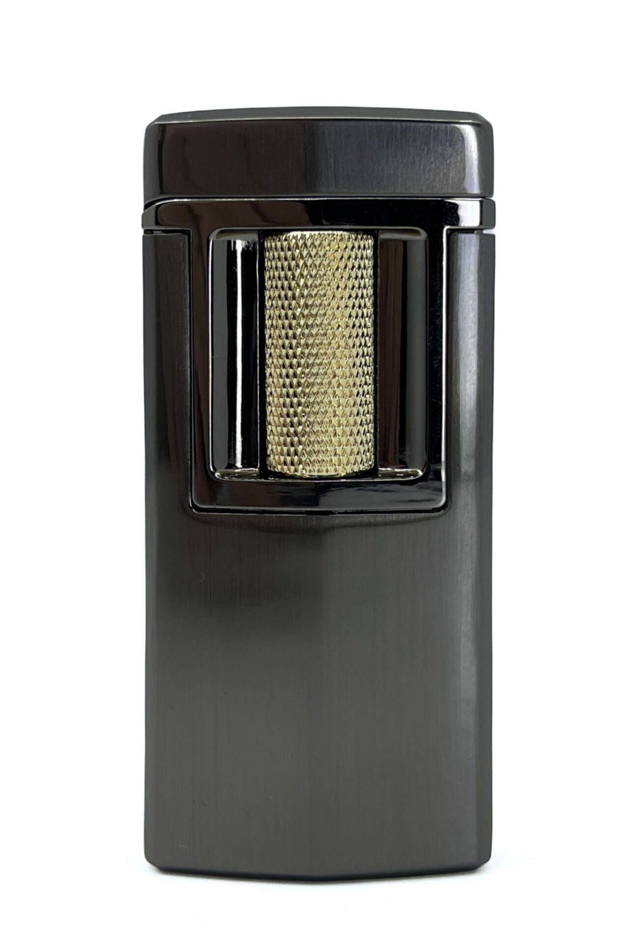 Zenit Lüks Metal Çakmak - USB Şarjlı & Elektronik Ateşleme - Füme/Altın