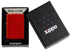 Zippo Reg Metallic Red Çakmak