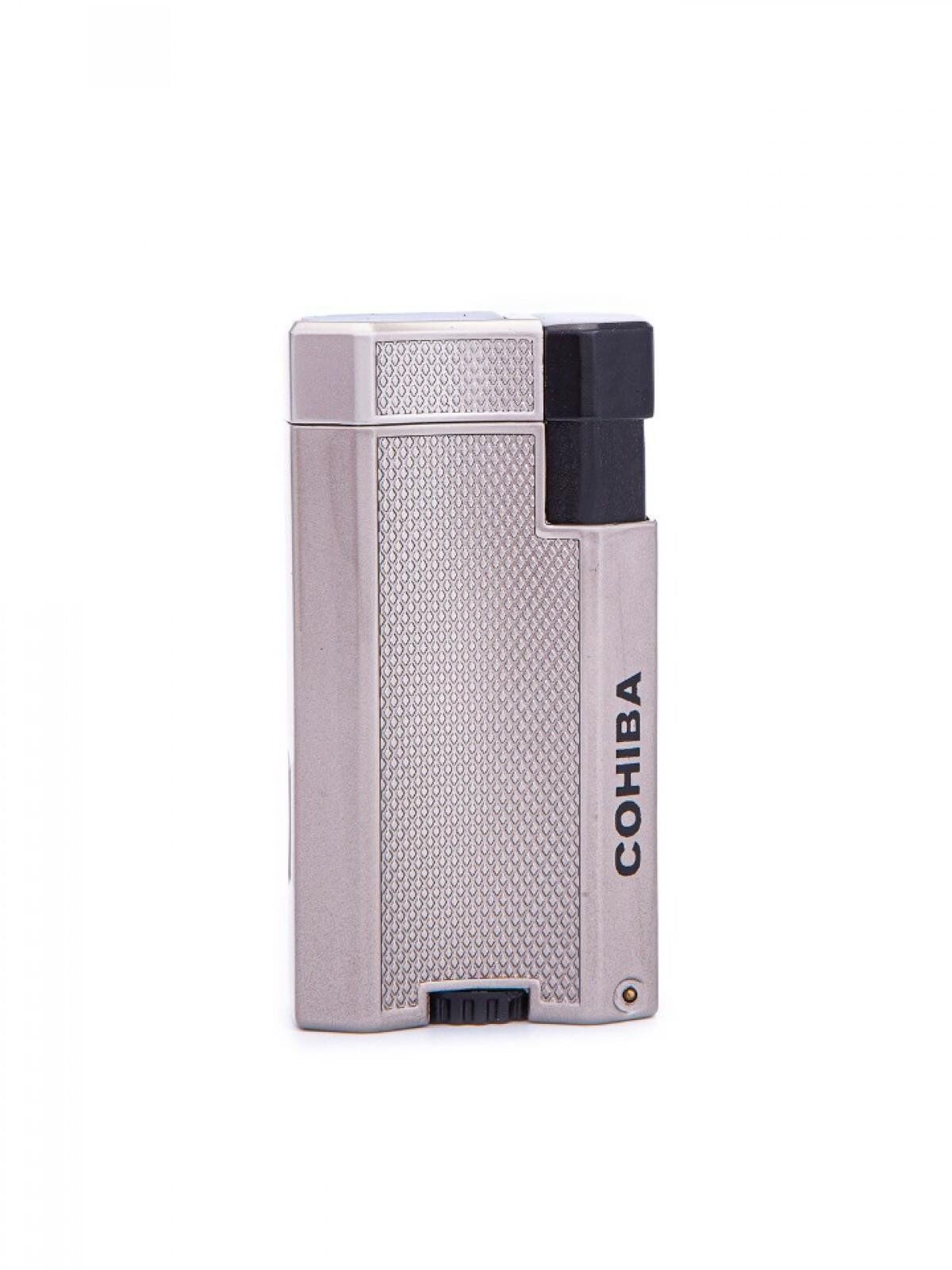 Cohiba Çift Torch Puro Çakmağı Gri-Siyah