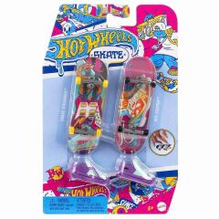 Hot Wheels Skate Retro Temalı Ikili Parmak Kaykay ve Ayakkabı