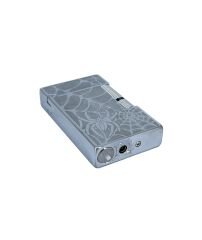 Zenit Metal Örümcek Desenli Pürmüz Alevli Çakmak - Gümüş Gri (Özel Kutulu)