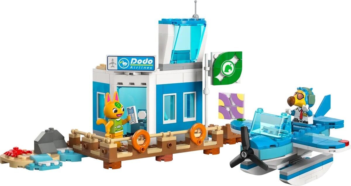 LEGO Animal Crossing Dodo Airlines ile Uçun 77051 - 7 Yaş ve Üzeri Çocuklar İçin Uçak İçeren Oyuncak Havaalanı Yapım Seti (292 Parça)