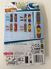 Hot Wheels Skate Retro Temalı İkili Parmak Kaykay ve Ayakkabı - Model 3