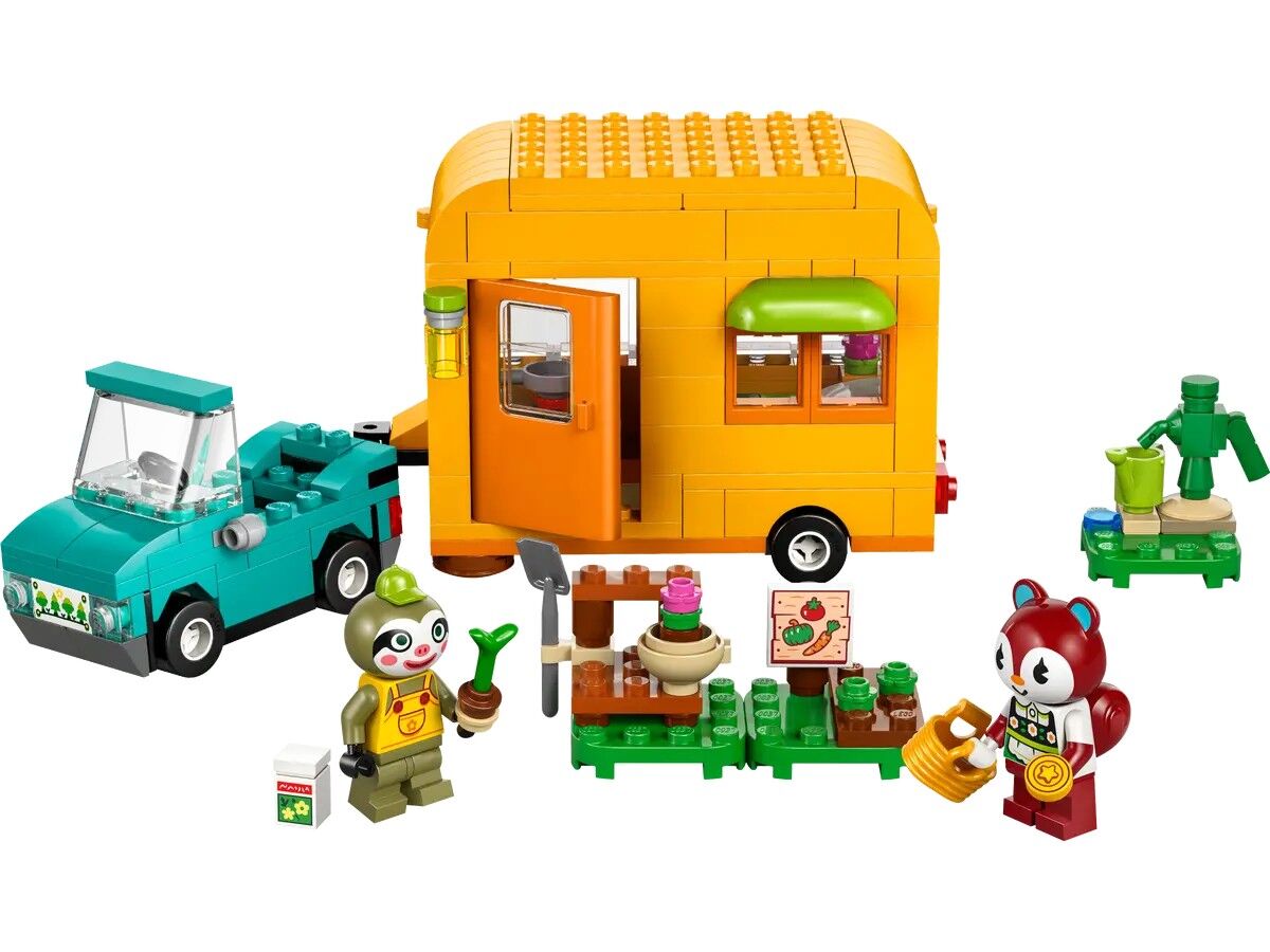 LEGO Animal Crossing Leif Karavan ve Bahçe Dükkanı 77054 - 7 Yaş ve Üzeri Çocuklar için Yaratıcı Oyuncak Yapım Seti (263 Parça)