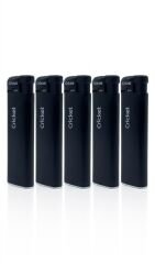 Cricket Siyah Renkli Orjinal Boy - Manyetolu Çakmak 5'li SET