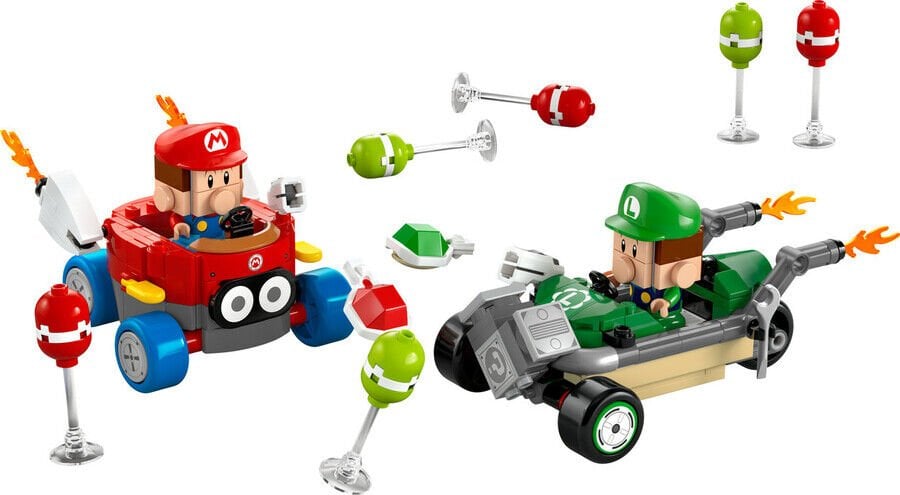 LEGO Super Mario Mario Kart – Baby Mario ile Baby Luigi 72034