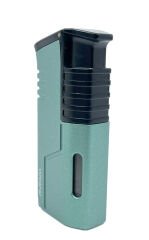 Parmida Üç Torchlu Jet Alev Puro Çakmağı - Kırçıllı Yeşil