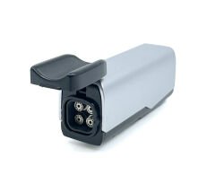 Parmida Dört Torch Jet Alev Puro Çakmağı - Gümüş/Siyah