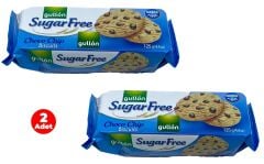 Gullon Bitter Damla Çikolatalı Şekersiz Bisküvi 125 Gr (2 Adet)
