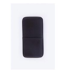 Parmida Deri Puro Kılıfı/Seyahat Humidoru 3'lü - Koyu Kahverengi