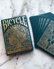 Bicycle Aureo Gold İskambil Oyun Kart Destesi - Yeşil