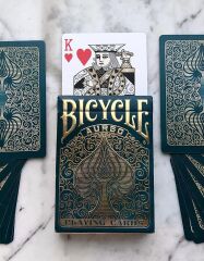 Bicycle Aureo Gold İskambil Oyun Kart Destesi - Yeşil