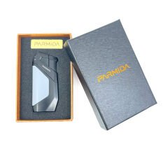 Parmida Çift Torch Jet Alev Puro Çakmağı - Gri