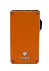 Cohiba Çift Torch Jet Alev Puro Çakmağı - Portakal Rengi