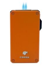 Cohiba Çift Torch Jet Alev Puro Çakmağı - Portakal Rengi