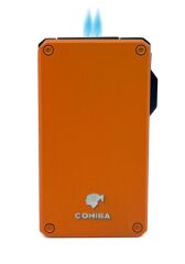 Cohiba Çift Torch Jet Alev Puro Çakmağı - Portakal Rengi