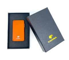 Cohiba Çift Torch Jet Alev Puro Çakmağı - Portakal Rengi