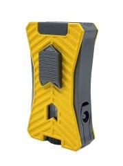 Parmida Çift Pürmüz Alevli Puro Çakmağı - Entegre Delicili (Punch) - Sarı