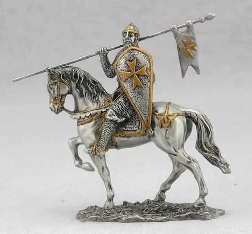 Ortaçağ Atlı Şövalye Biblo