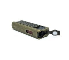 Parmida Antik Bronz Çift Pürmüz Alevli Puro Çakmağı – Punch Fonksiyonlu