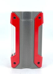 Cohiba Tek Torch Jet Alev Puro Çakmağı - Kırmızı/Füme