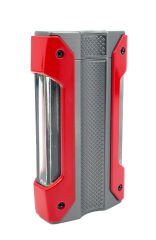 Cohiba Tek Torch Jet Alev Puro Çakmağı - Kırmızı/Füme