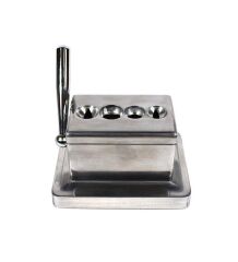 Masa Tipi Demir Döküm Büyük Dörtlü Giyotin - V Cut Puro Kesici