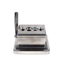 Masa Tipi Demir Döküm Büyük Dörtlü Giyotin - V Cut Puro Kesici