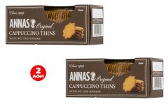 Annas Orginal Cappuccino Thins Kahveli Bisküvi-Kurabiye 150 g (2 Adet)