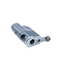 Parmida Premium 4 Torch Jet Alevli Puro Çakmağı – Gümüş Gri