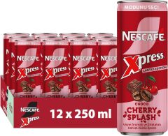 Nescafé Xpress Choco Cherry Splash Soğuk Kahve 250 ml - 12 ADET