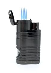 Parmida Premium 4 Torch Jet Alevli Puro Çakmağı – Füme