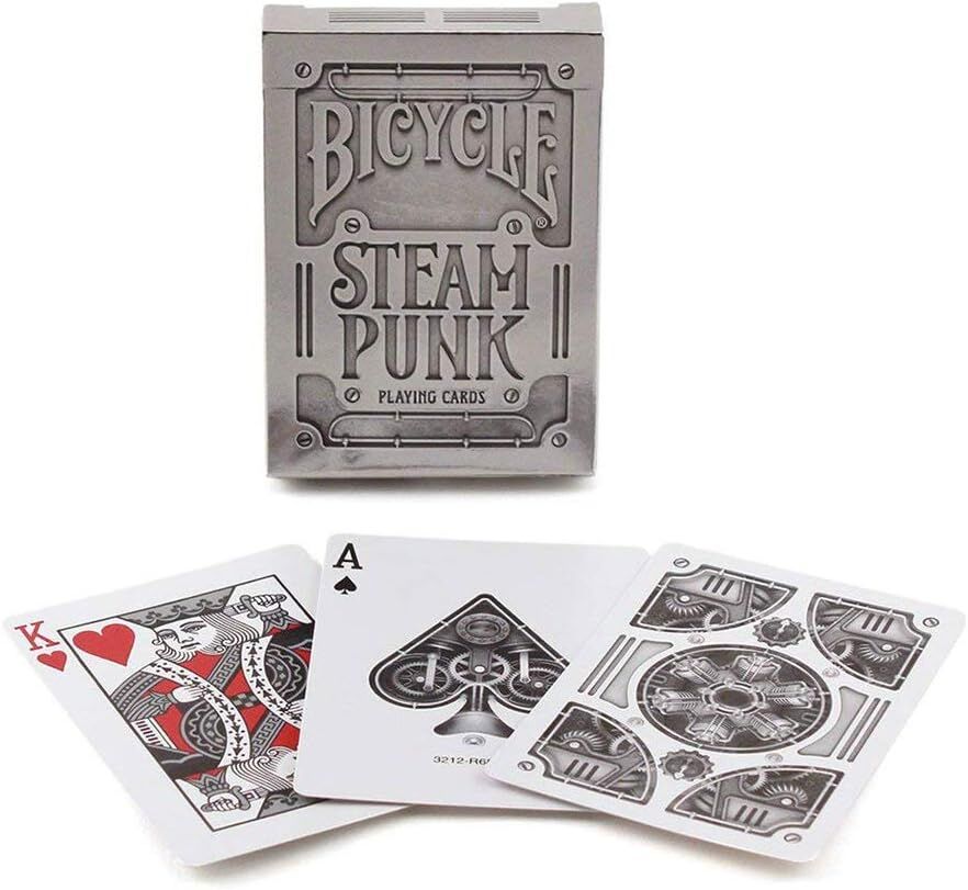 Bicycle Silver Steampunk İskambil Oyun Kart Destesi