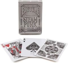 Bicycle Silver Steampunk İskambil Oyun Kart Destesi