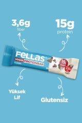 Fellas Yüksek Protein Bar - Klasik Sade 45g (3 Adet)