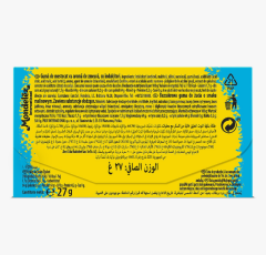 FIRSTFirst Sour Patch Kids Blue Raspberry Ahududu Aromalı Şekersiz Sakız 27 g - 3'lü Paket