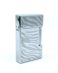 Mum Alev Metal Çakmak - Parlak Gri