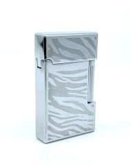 Mum Alev Metal Çakmak - Parlak Gri