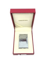 Mum Alev Metal Çakmak - Parlak Gri