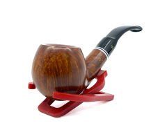 Şahin Sarı Yıldız Bent Apple 9mm Filtreli Akrilik Saplı Pipo - İstanbul 233