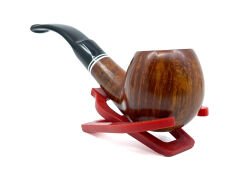 Şahin Sarı Yıldız Bent Apple 9mm Filtreli Akrilik Saplı Pipo - İstanbul 233