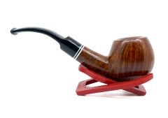 Şahin Sarı Yıldız Bent Apple 9mm Filtreli Akrilik Saplı Pipo - İstanbul 233