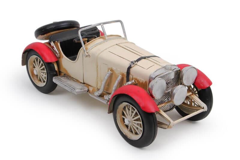 Dekoratif Metal Klasik Araba Biblo